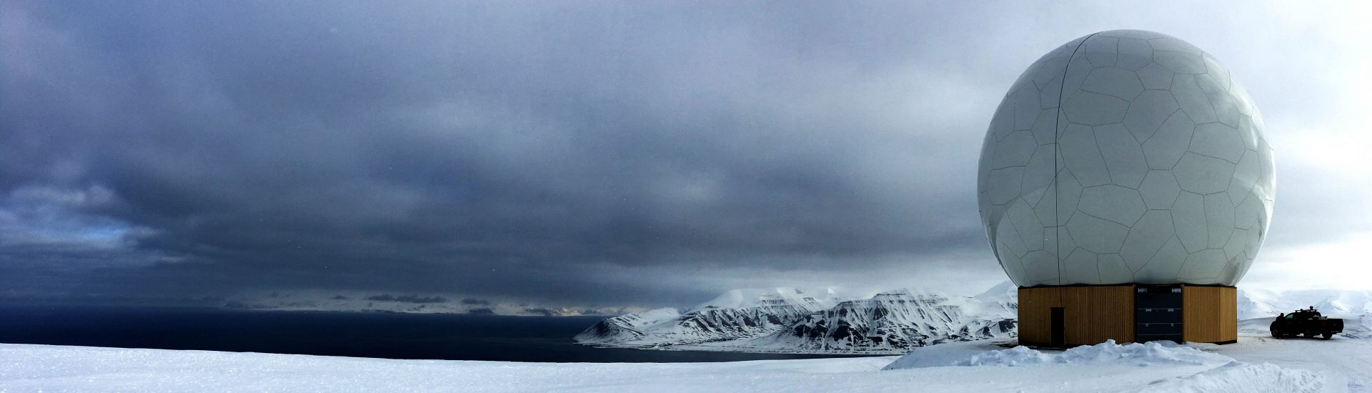 Large Radome in Svalbard